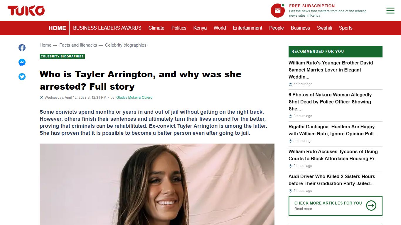 Who is Tayler Arrington, and why was she arrested? Full story